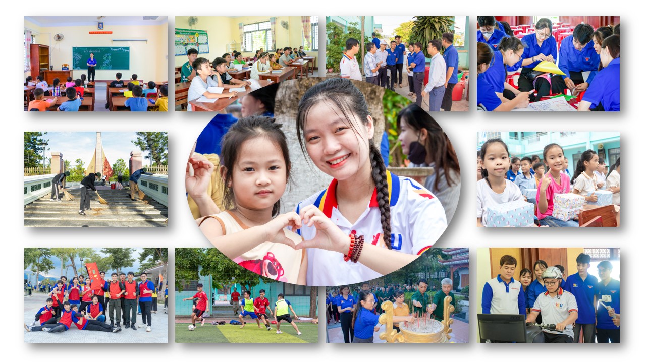 Nhóm tình nguyện viên đa dạng